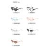 GLAZZY Europa y Estados Unidos moda transfronteriza gafas de sol de amor Octubre gafas de sol de corazón de melocotón tendencia gafas con forma de corazón personalidad estilo INS mujer