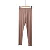 Conjunto de Ropa Interior Térmica de Modal para Mujer, Tallas Grandes, Camiseta y Pantalones Finos de Capa Base de Algodón