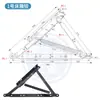 Sofá Cama con Almacenamiento Bisagra Plegable Conector Soporte de Resorte Triangular Plegable Muebles de Almacenamiento Accesorios de Ferretería