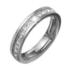 Anillo de acero de titanio para mujer, estilo nicho ligero de lujo, versión coreana, anillo liso sin decoloración, anillo de acero inoxidable frío, joyería al por mayor