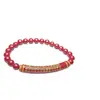 Pulsera de Tubo Curvo con Sutra del Corazón y Arena de Cristal de Contenido Medio, Pulsera Sencilla, Versátil, de Moda y Exquisita para Mujer, Suministro para Transmisiones en Vivo