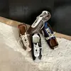 Bailarinas casuales de color uva con punta redonda, diseño color block y cordones, versátiles para ir al trabajo, hacer deporte y senderismo