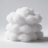 AAA no fluorescente fibra saludable alta elástica esponjoso 15DPP algodón elástico fibra química algodón regenerado acabado