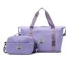 Nova Bolsa Fashionável para Viagens de Curta Distância Expansível Portátil Bolsa de Armazenamento de Bagagem Bolsa Esportiva Fitness com Compartimento para Roupas Molhadas e Secas