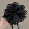 Goma para el pelo dulce floral estilo bosque para mujer, coleta suave y de alta gama estilo coreano, cuerda grande para el pelo, accesorio para el pelo de Ins, accesorio para la cabeza