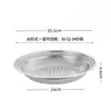 Plato de Acero Inoxidable Espesado 316 Cesta Redonda para Cocinar al Vapor Vaporera Doméstica para Dumplings al Vapor Múltiples Especificaciones Universal para Wok Plato para Cocinar al Vapor con Múltiples Agujeros
