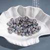 Plata Antigua Gris Perforada Luna Fría Galvanizada Agujero Recto Cuentas Sueltas Cuentas Checas DIY Cadena para Teléfono