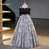 2026 Novo Elegante Vestido de Tutu de Performance Vocal Solo Estilo Francês para Mulheres