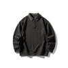 Flyclan Diseño Americano Costura a Cuadros Cuello Camisero Polo Chaqueta de Primavera y Otoño Sudadera con Capucha para Hombre Chaqueta Q8923