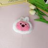 Conejo relleno de algodón, accesorios para muñecas, horquillas, clip Bb, accesorios de joyería, broches de peluche de tela, colgantes para zapatos y calcetines infantiles.
