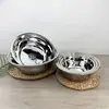 Directo de Fábrica Tazón de Sopa de Acero Inoxidable 2.0 Espesor No Magnético Plato para el Hogar Tazón Profesional para Batir Huevos Sazonador Tazón para Ensalada