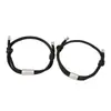 Pulseira Tubular Europeia e Americana Transfronteiriça com Cordão Duplo Colorida Aço Inoxidável Cor Impressão e Gravação Pulseira de Corda Trançada Ajustável