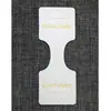 Tarjetas Plegables para Collares de Cartulina Blanca al por Mayor en Stock, Tarjetas de Exhibición para Empaquetar Colgantes de Cadena para Suéteres, Tarjetas para Joyería de Plata S925