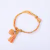 Pulseiras Coloridas Tecidas à Mão em Estilo Chinês, Alto Valor Estético, Versáteis, Ajustáveis, Unissex, Presentes de Joias para Festas Atacado