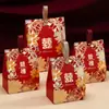 Caixa de Doces para Casamento, Sacola de Presente de Noivado Estilo Chinês, Caixa de Presente de Doces de Mão, Caixa Vazia, Novos Suprimentos para Casamento