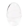 Esponja de Maquillaje Forma de Huevo Transparente Caja de Almacenamiento para Polvera Herramientas de Belleza Fabricante Venta Directa