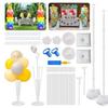 Coluna de balão Injeção de água Contrapeso Base de bolsa de água Conjunto completo de chumbo rodoviário Tubo de coluna branca espessa Base pequena