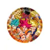 Insignia Saiyan de Dragon Ball Insignia Broche Periférico Bidimensional de Animación Lata Boca 58mm Insignia Barra Chi