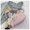 Bolso de mano cruzado para mujer, estilo bolos, estilo moderno, sencillo, tipo almohada, de gran capacidad, para desplazamientos diarios, 2025