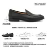 Mocassins Estilo Britânico Estampa Crocodilo Primavera e Outono Sapatos de Couro Casuais de Negócios Slip-On Sapatos de Condução para Homens