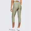 Pantalones Deportivos Ajustados de Yoga Europeos y Americanos 2023 para Mujer Transfronterizos Nuevos Pantalones de Fitness Cintura Alta Acortados con Bolsillo Pantalones de Yoga