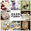 Papel Dongba Transfronterizo, Papel Texturizado Hecho a Mano Antiguo, Papel para Pantalla de Lámpara de Farolillo de Paja, Papel para Material de Marco de Fotos, Papel con Bordes Irregulares Rasgado a Mano