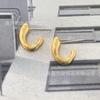 Brincos de nicho japoneses, estilo frio, brincos de metal em forma de V, brincos elegantes e combinantes para mulheres