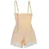 Mono Corsé Popular Transfronterizo con Cremallera Lateral, Ropa Moldeadora Mejorada para Control de Abdomen, Pantalones Adelgazantes que Moldean el Cuerpo y Levantan los Glúteos, Tallas Grandes
