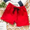 Pantalones cortos de algodón de cinco puntos para niños y niñas, de color liso, de talla mediana, para primavera y verano, deportivos, informales, de tres puntos