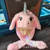 Chapéu de som para sacudir Chapéu de airbag para celebridade da internet Chapéu de orelhas de coelho Orelhas se movem ao apertar Chapéu luminoso colorido Atacado transfronteiriço