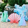 Letrero Decorativo Grande de Sirena Decoración de Ambiente de Cumpleaños para Interiores Letrero Decorativo de Fondo para Fiesta Temática del Océano