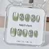 Uñas Portátiles en Caja Transparente al por Mayor para Tiendas Físicas, Parches para Uñas Artísticas, Pegatinas de Uñas Terminadas, Uñas Postizas Removibles
