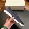Zapatos casuales de tela de lujo ligero con plantillas de cuero genuino de capa superior STN, suelas gruesas ligeras, populares zapatos slip-on para hombre europeos y americanos