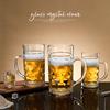 Tarro de Cerveza Vaso de Celebridad de Internet Tarro de Cerveza de Barril Grande y Pequeño con Asa Vaso para Vino Comercial de Gran Capacidad Copa de Héroe Fabricante Venta al por Mayor