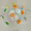 Globo de látex de 12 pulgadas 3g bola blanca hoja verde caparazón de tortuga de cinco lados decoración de fiesta tema bosque