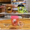Llavero Original de Taza de Té de Leche Luminosa con Expulsión Colgante Lindo de Panda Capibara Pareja para Bolso Regalo