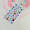Pegatinas de Gemas Acrílicas para Niños Pegatinas de Pedrería Coloridas Pegatinas de Cristal 3D Pegatinas Decorativas Hechas a Mano DIY Venta al por Mayor