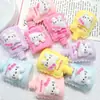 Accesorios de Resina de Dibujos Animados Gato con Lazo Botella de Gelatina Pegamento de Crema para Manualidades Funda Casera para Teléfono Móvil Colgante de Pasador Almacenamiento