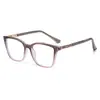 2026 Nuevos Armazones Ópticos Ojo de Gato Europeos y Americanos para Mujer Bisagras de Resorte Inserto Versátil de Propionato Pines Armazones de Gafas Gafas para Mujer Venta al por Mayor