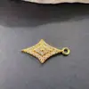 Pendente Versátil de Cobre com Zircônia Microincrustada para Mulheres Tendência Influenciador Moda ao Vivo Acessórios Versáteis DIY Fonte de Fábrica Joias Atacado
