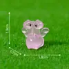 Comércio exterior novo criativo micro paisagem luminosa dinossauro animal DIY acessórios decorativos mini resina desktop pequenos enfeites