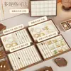 Caja para Pulseras Caja de Almacenamiento Caja de Joyería Cuentas para Rezar Bandeja de Exhibición con Cuentas Almacenamiento de Adornos de Cristal Antiguo Bandeja para Pulseras de Jade