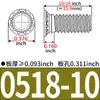 Tuercas Remachables Hechas en EE. UU. FH-256/440/632/832/0420/0518/0616-Tuercas Remachables