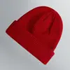 Gorro de Tricô Acrílico Logo Personalizado Exportação Gorro com Barra Outono e Inverno Gorro Quente Bordado Fabricante Atacado
