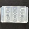 Molde para Uñas Rilakkuma Herramienta DIY Decoración Transparente para Uñas Herramienta de Película de Silicona Hecha a Mano Herramienta Universal para Salón de Uñas