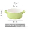 Cuenco Cerámico Transfronterizo de Doble Asa para Hornear, Cuenco Específico para Horno, Cuenco para Sopa, Cuenco Cerámico para Hornear Amazon, Cuenco para Cocinar al Vapor Casero, Cuenco para Caldo y Sopa
