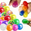 Brinquedos de Vendedor Ambulante Brinquedo Anti-Estresse Bola Aperta Bola de Uva Embalada em Rede Bola de Água Macio Divertido Criativo Rebote Lento