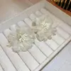 2024 Nuevos Pendientes de Malla de Flor de Pistilo de Hada Super Moda Dulce Pendientes de Alto Valor de Color Vestido Elegante y Suave