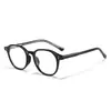 Armação de óculos para miopia moda TR 1952 personalizada moda coreana armação masculina e feminina 8655 oval lisa espelho plano anti-luz azul