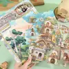 Adesivos de Paisagismo da Comunidade da Selva Capibala Jilu Fangdao Yiwu Adesivos Decorativos Criativos para Caderno DIY Cena Decorativa